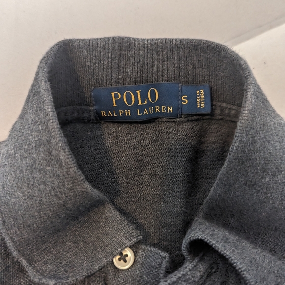 Polo by Ralph Lauren Charcoal Men's Polo Shirt - Picture 1 of 3